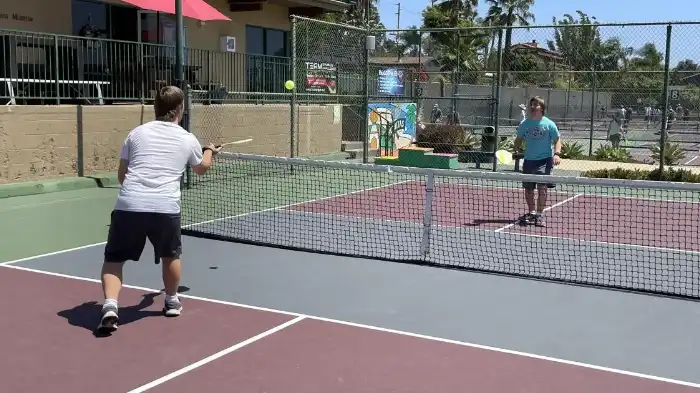 Pickleball with 2 Players