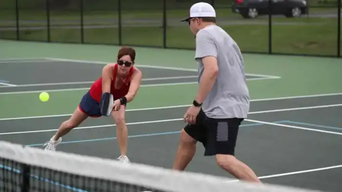 What is a let in pickleball?